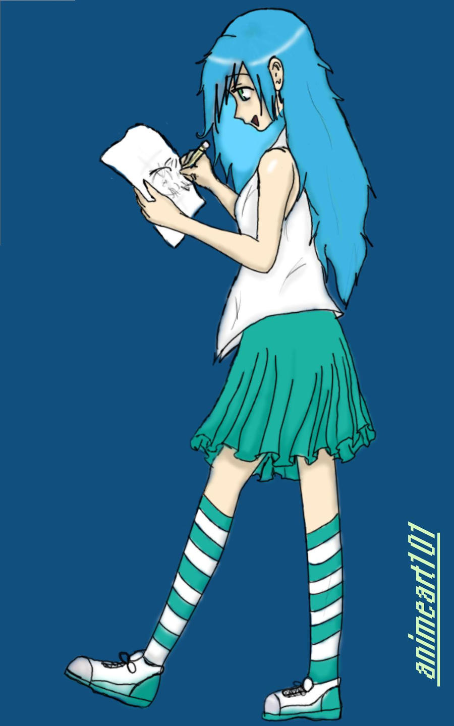 Detail Anime Girl Walking Nomer 40
