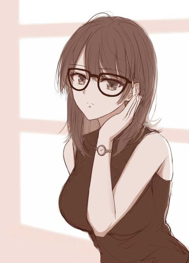 Detail Anime Girl With Glasses Nomer 3