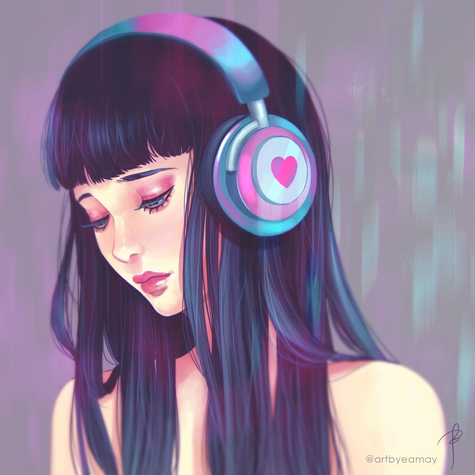 Detail Anime Girl With Headphones Nomer 31