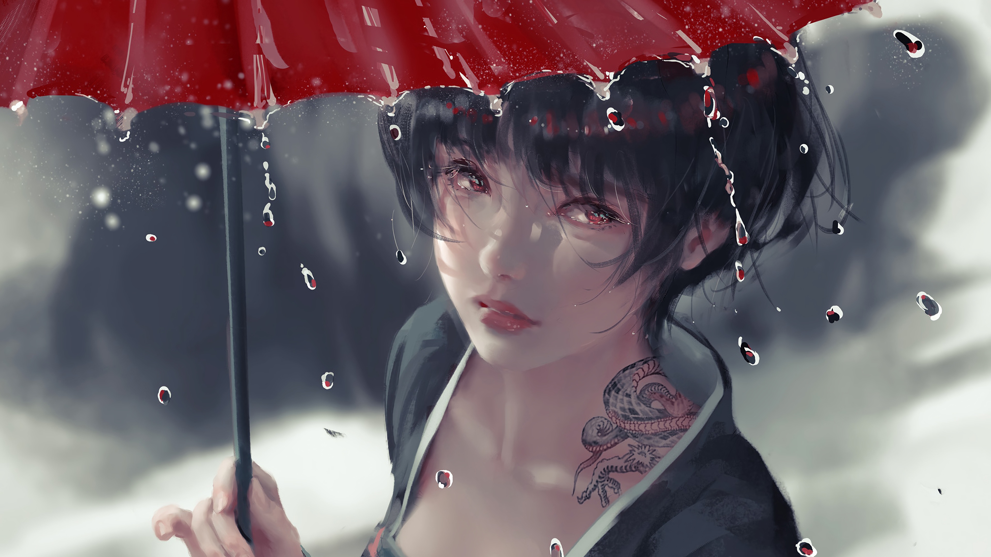 Detail Anime Girl With Umbrella Nomer 24