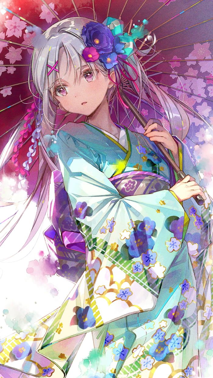 Detail Anime Kimono Girl Nomer 2