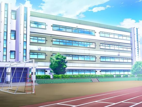 Anime School Building - KibrisPDR