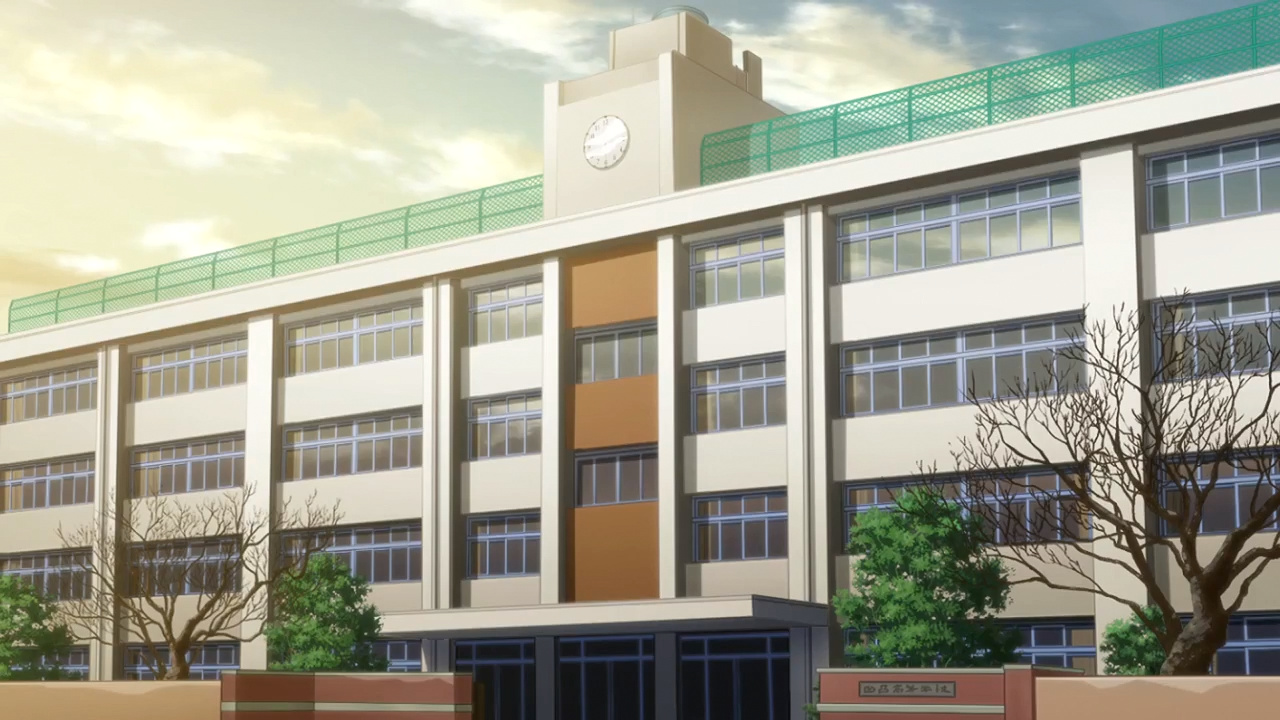 Detail Anime School Building Nomer 6