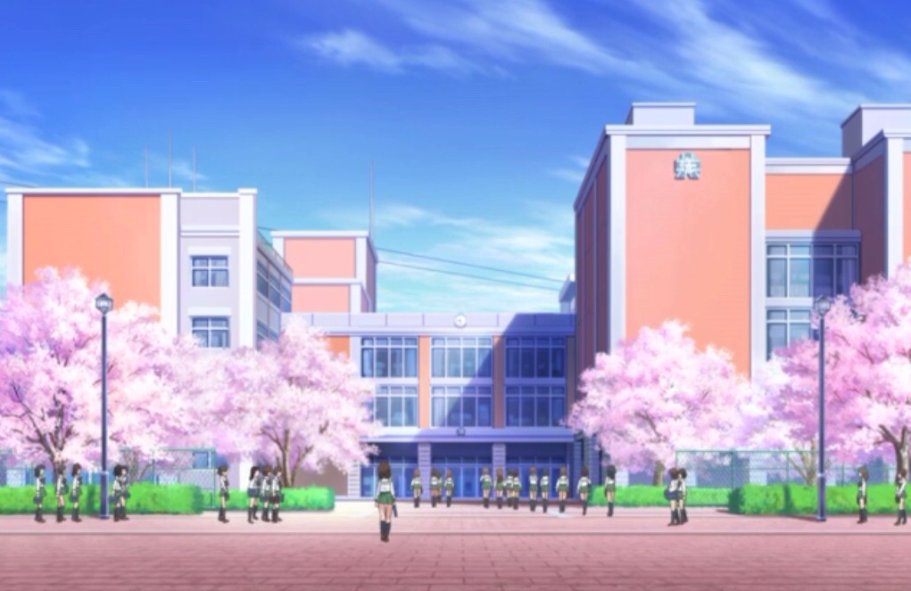 Detail Anime School Building Nomer 7