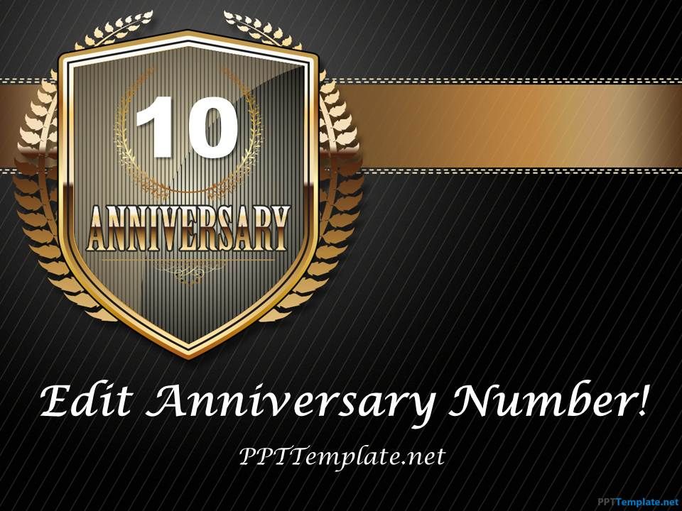 Anniversary Powerpoint Template - KibrisPDR