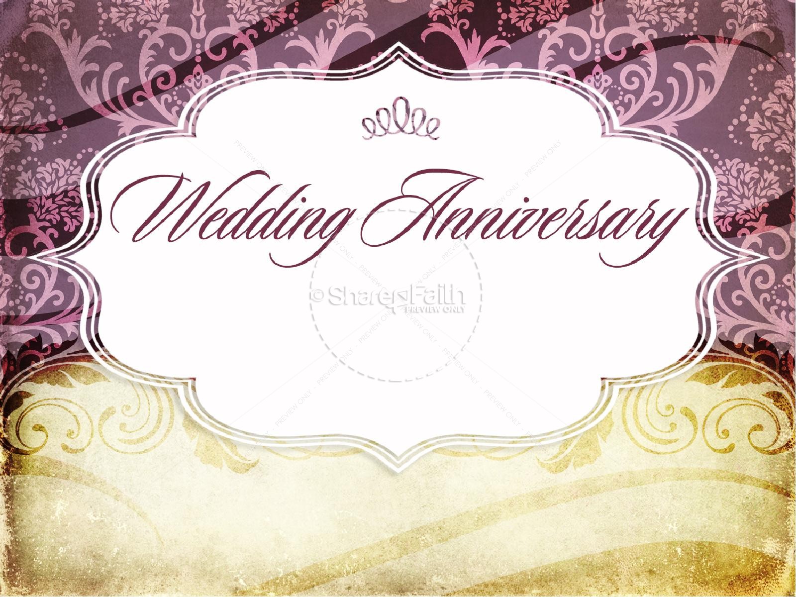 Detail Anniversary Powerpoint Template Nomer 7