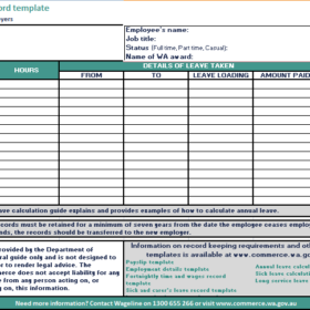 Detail Annual Leave Template Nomer 36