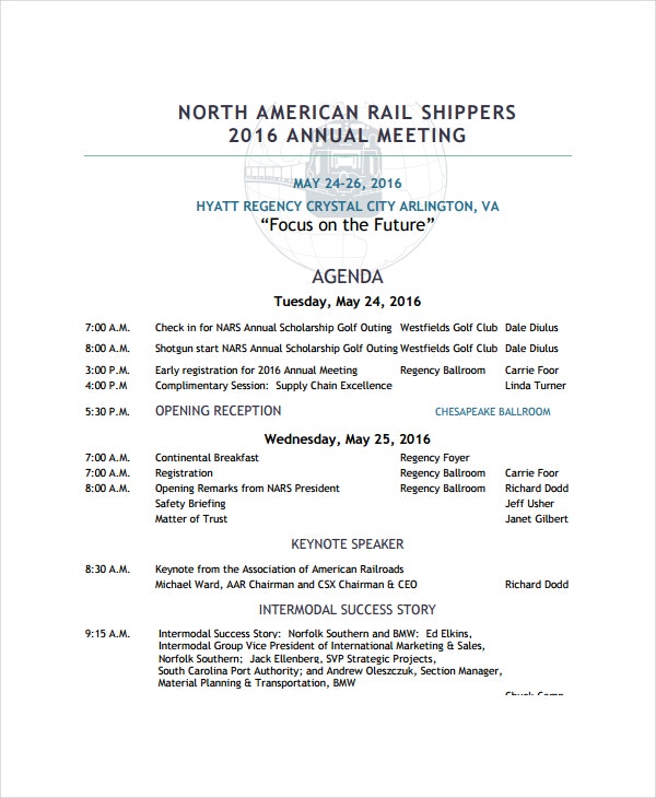 Detail Annual Shareholders Meeting Agenda Template Nomer 11