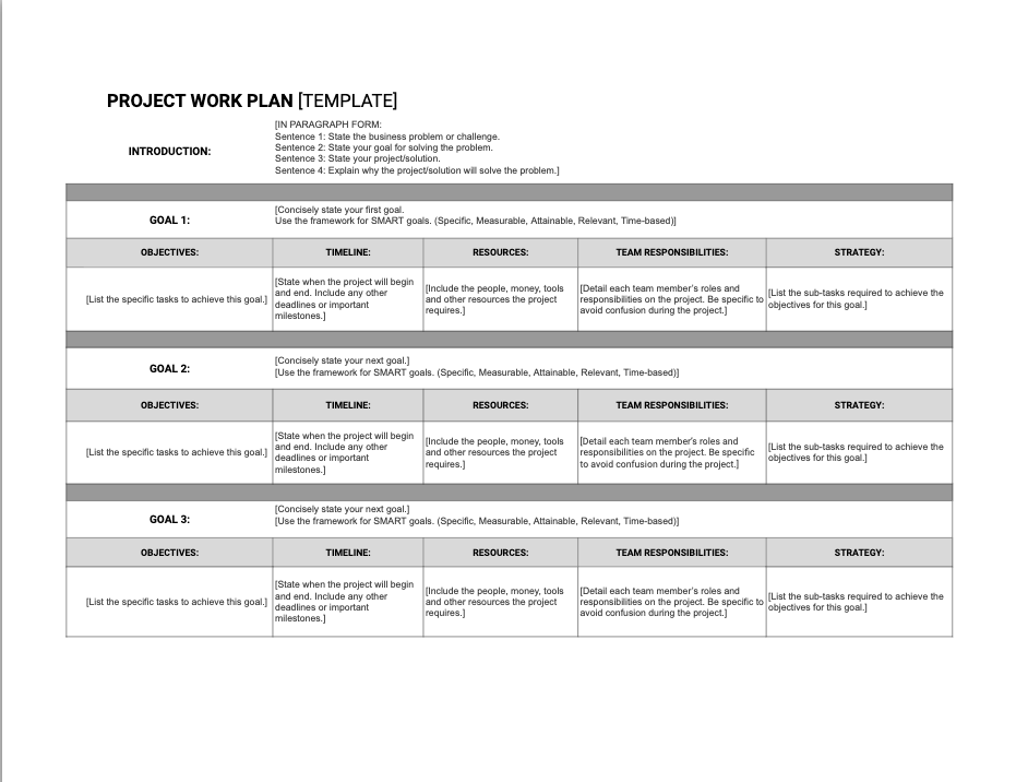 Detail Annual Work Plan Template Nomer 26