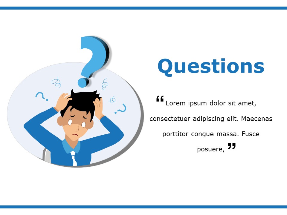 Detail Any Questions Slide Template Nomer 26