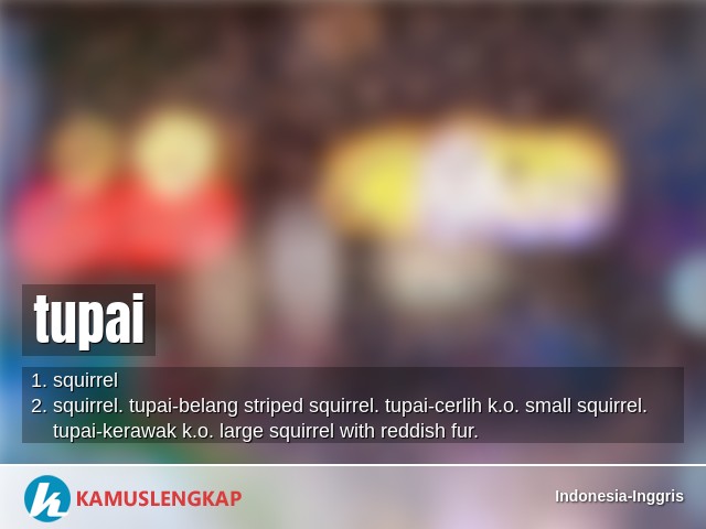 Detail Apa Bahasa Inggris Tupai Nomer 11