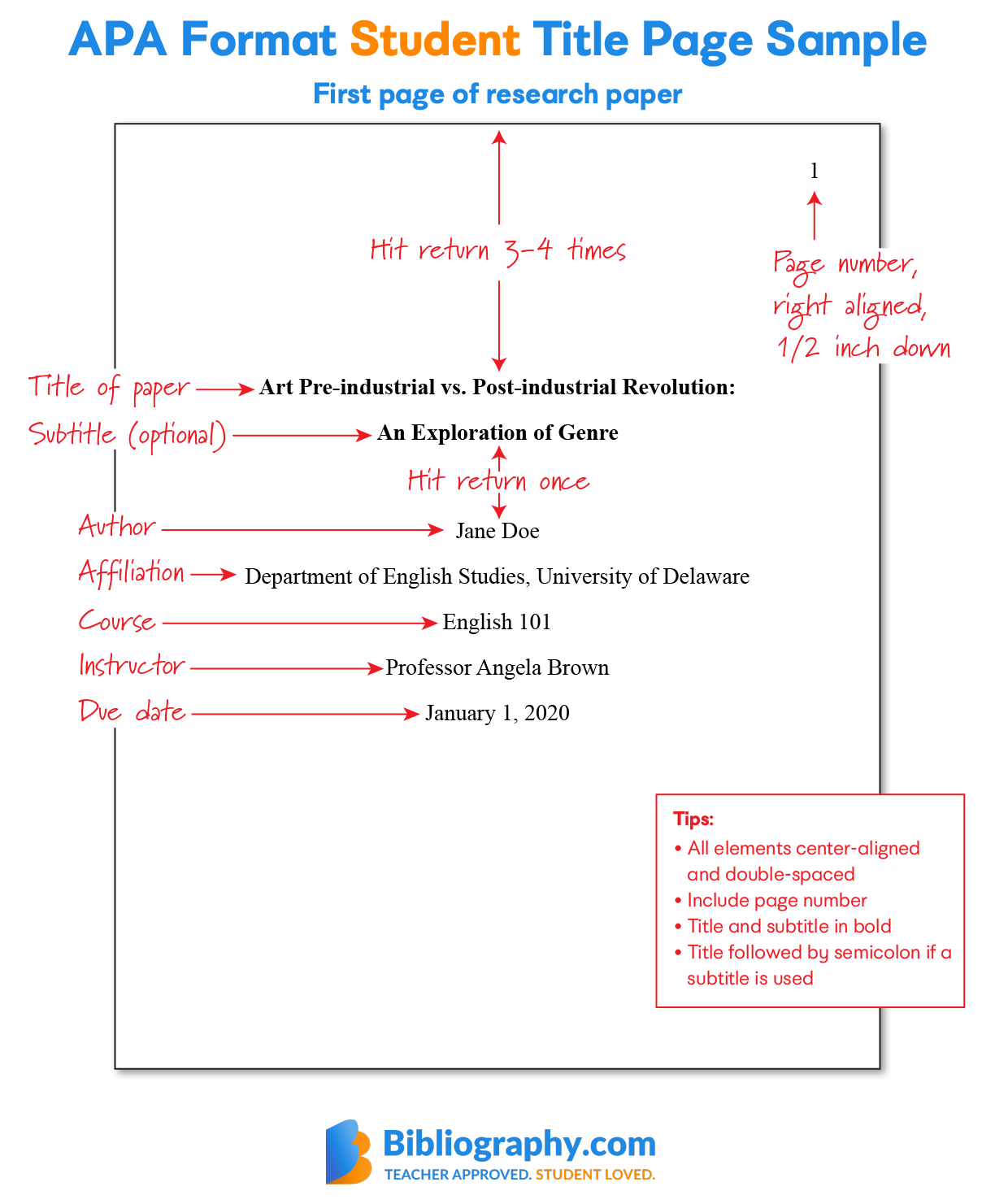 Detail Apa Format Template Nomer 38