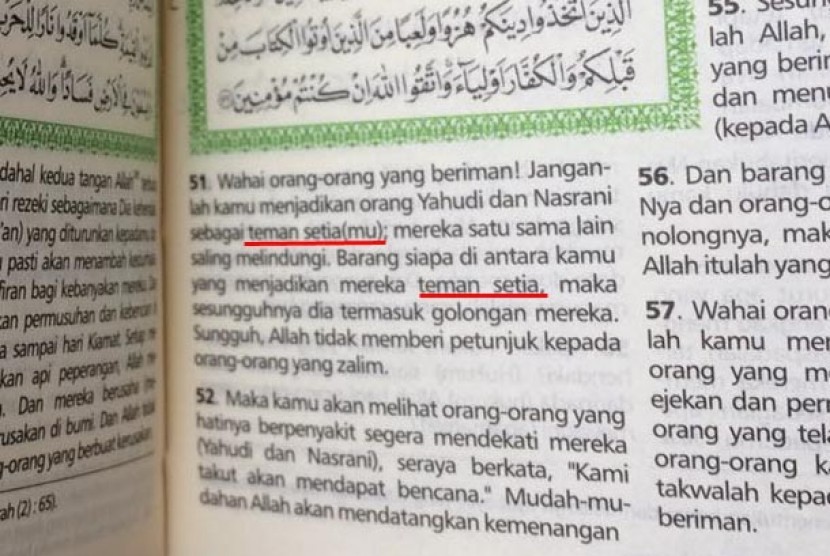 Apa Isi Dari Surat Al Maidah Ayat 51 - KibrisPDR