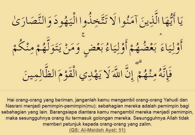 Detail Apa Isi Dari Surat Al Maidah Ayat 51 Nomer 3