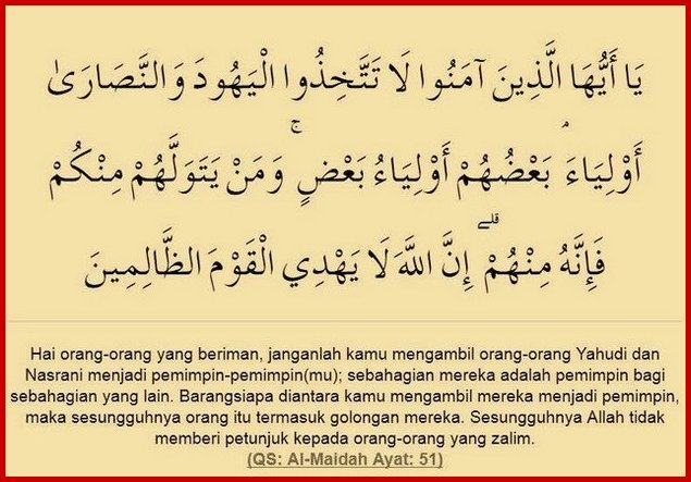 Detail Apa Isi Dari Surat Al Maidah Ayat 51 Nomer 4