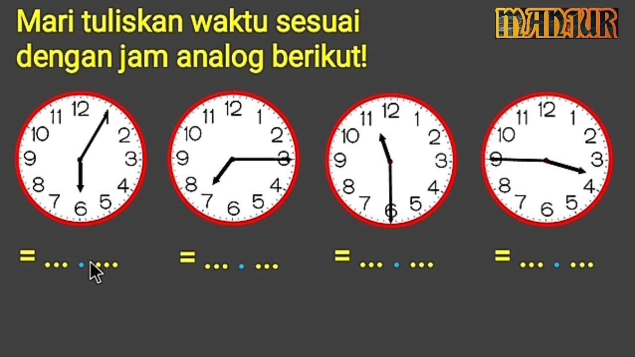 Detail Apa Itu Jam Analog Nomer 12