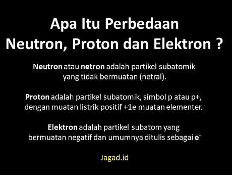 Detail Apa Itu Proton Elektron Dan Neutron Nomer 31