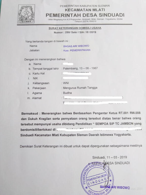 Detail Apa Itu Surat Domisili Nomer 41