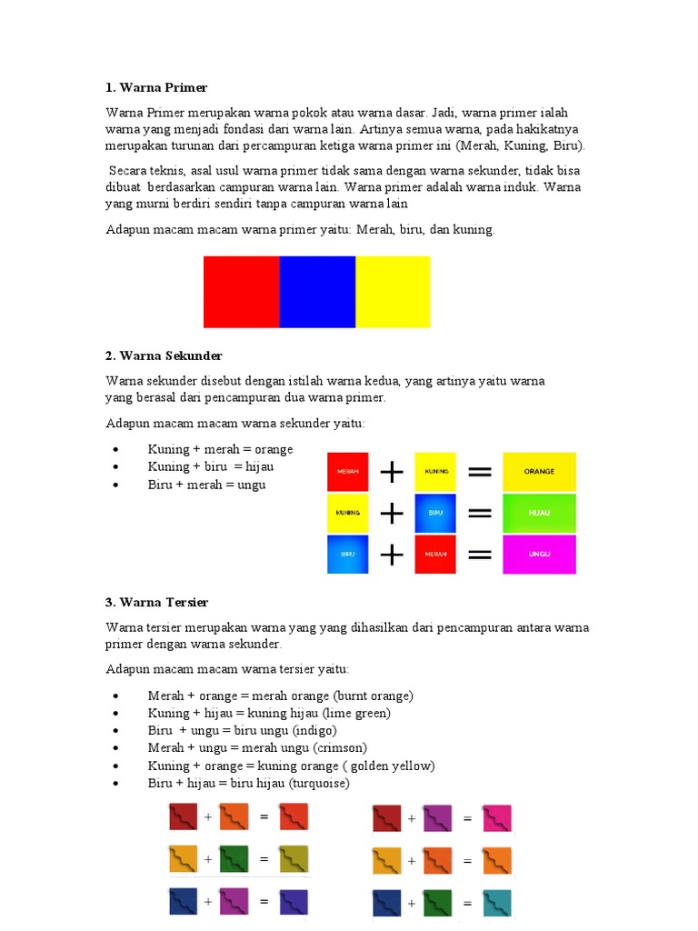 Detail Apa Itu Warna Primer Nomer 27