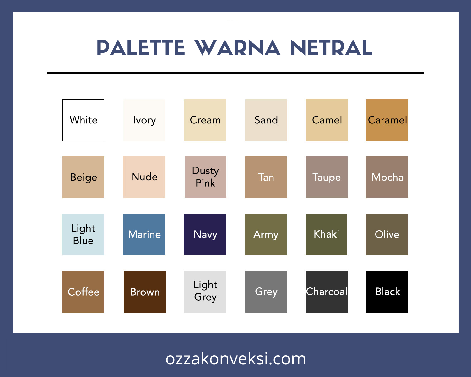 Apa Saja Warna Netral - KibrisPDR