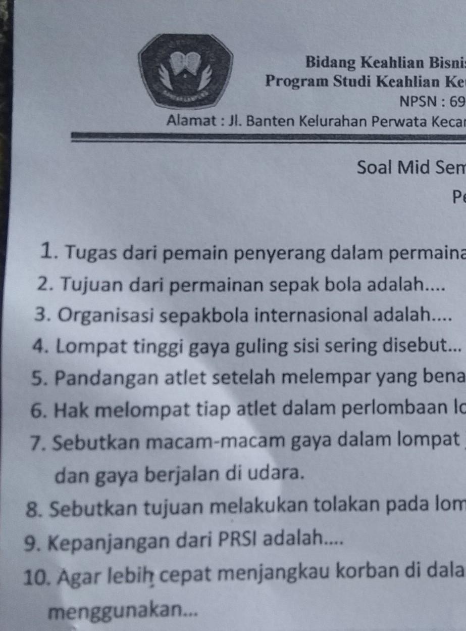 Detail Apa Tujuan Dari Sepak Bola Nomer 6