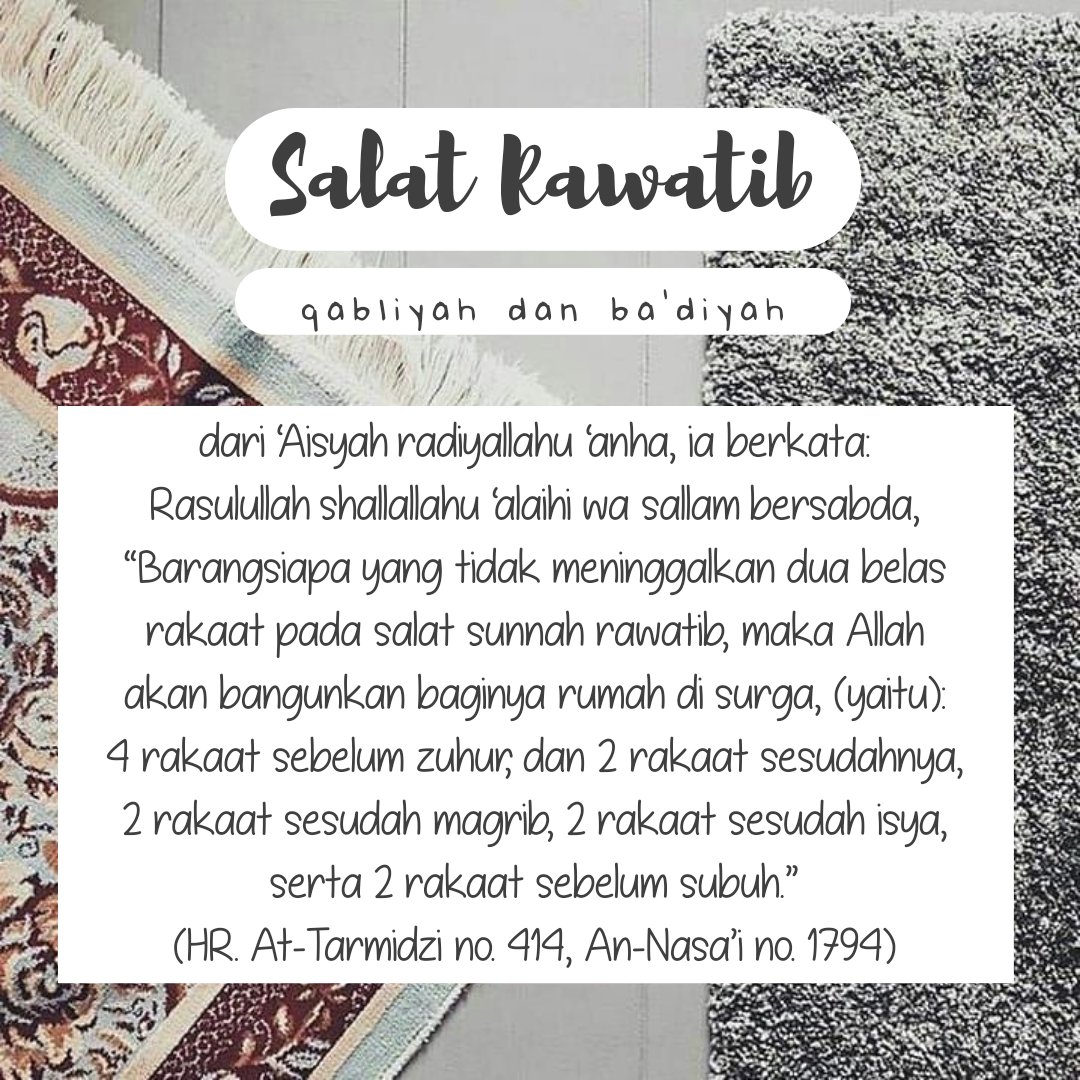 Detail Apakah Boleh Shalat Sunnah Rawatib Di Rumah Nomer 21