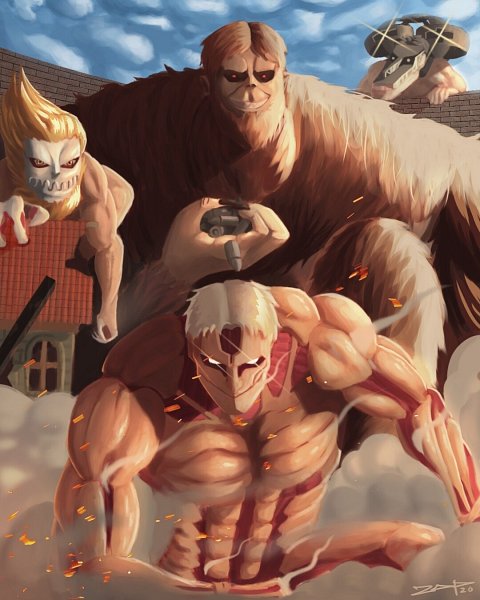 Detail Ape Titan Vs Armored Titan Nomer 49