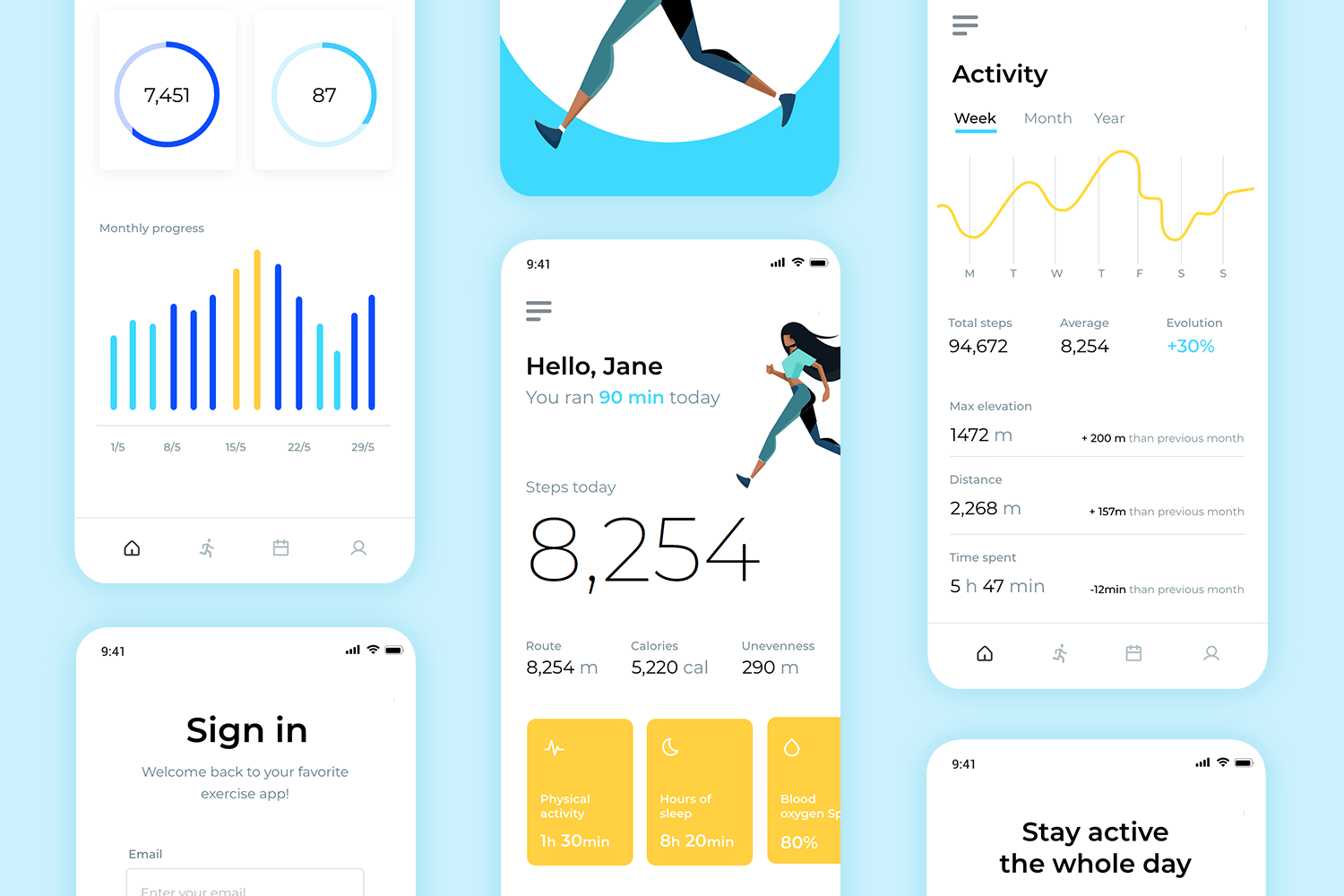 Detail App Mockup Template Nomer 32