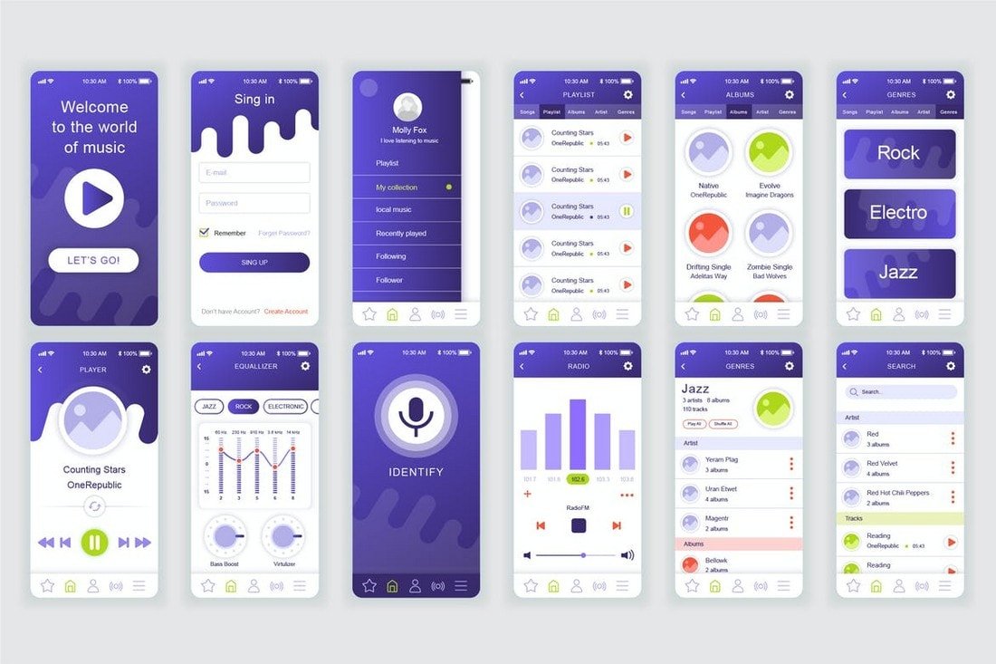 Detail App Screen Design Template Nomer 10