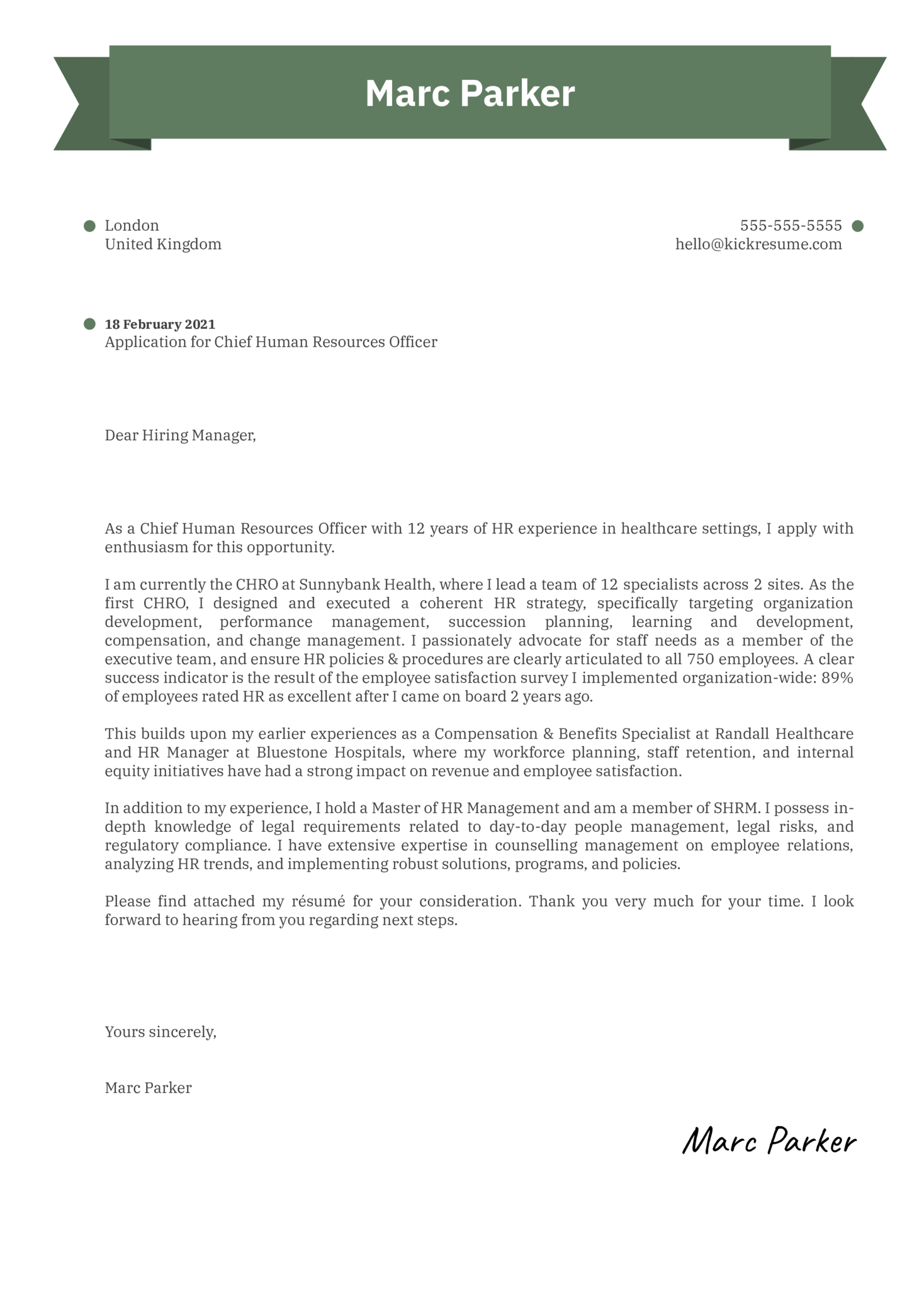 Detail Application Letter Template Nomer 18