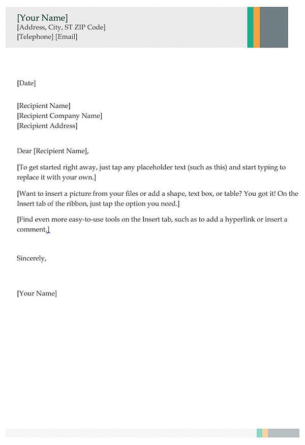 Detail Application Letter Template Nomer 36