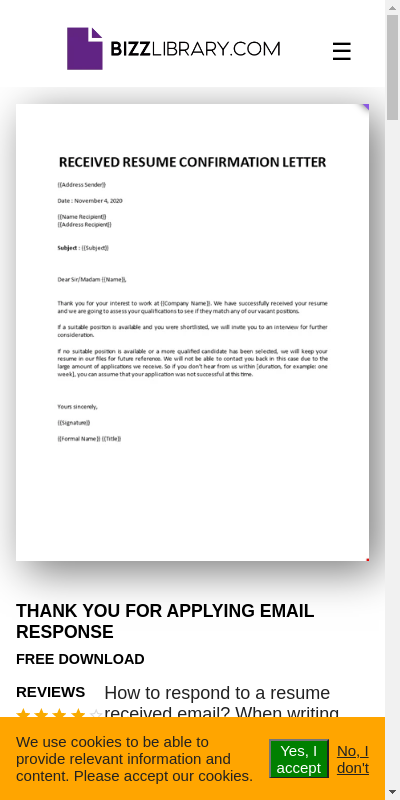 Detail Application Received Email Template Nomer 14