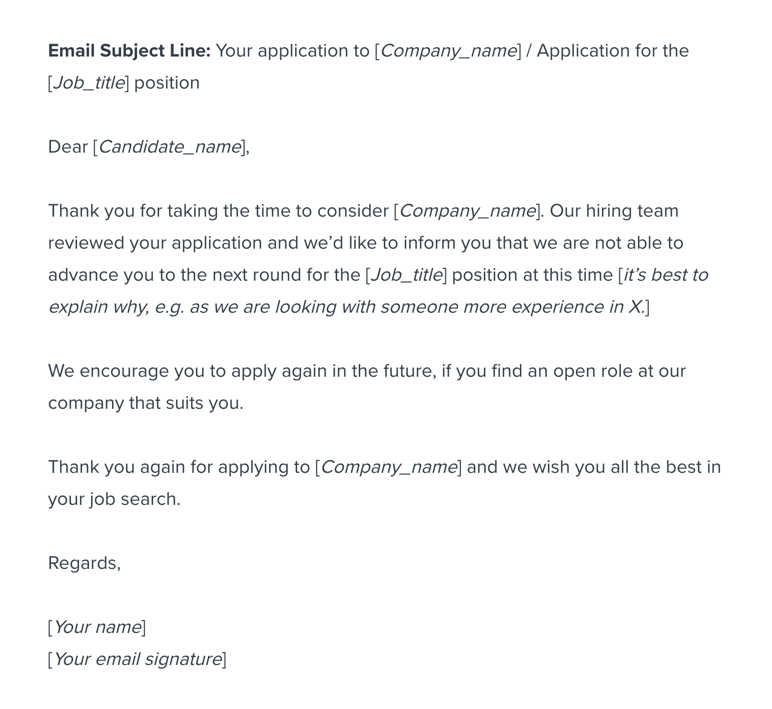 Detail Application Received Email Template Nomer 41