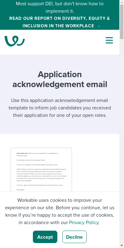 Detail Application Received Email Template Nomer 6