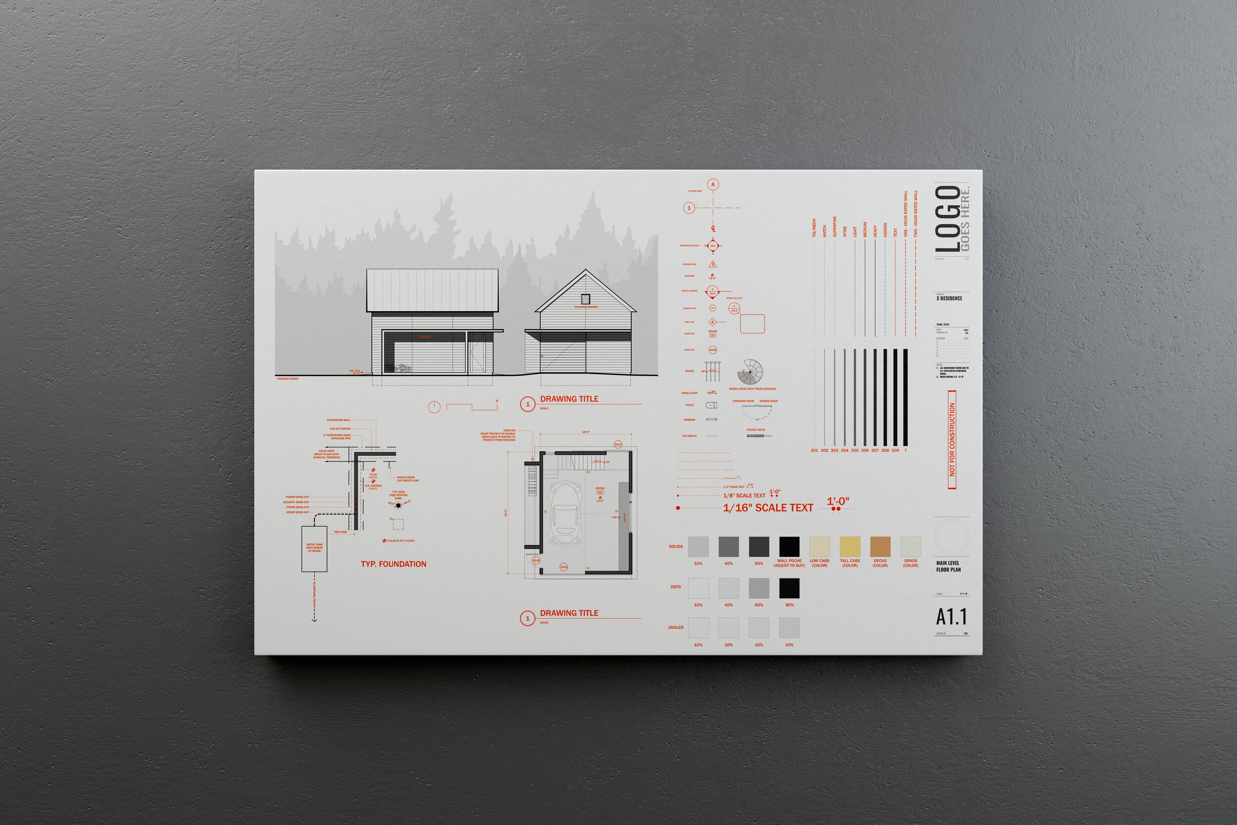 Detail Architectural Sheet Template Nomer 13