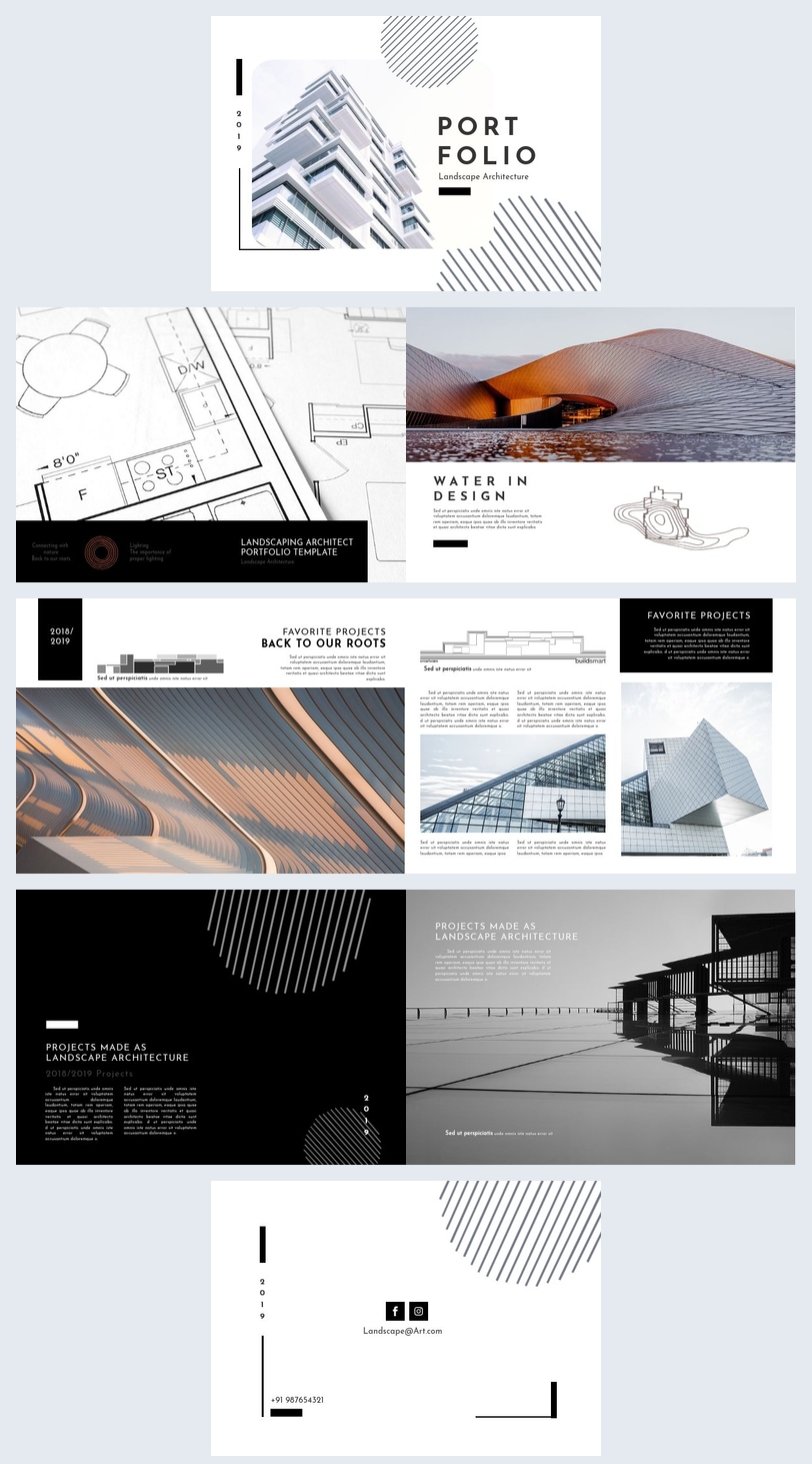 Detail Architecture Portfolio Template Nomer 26