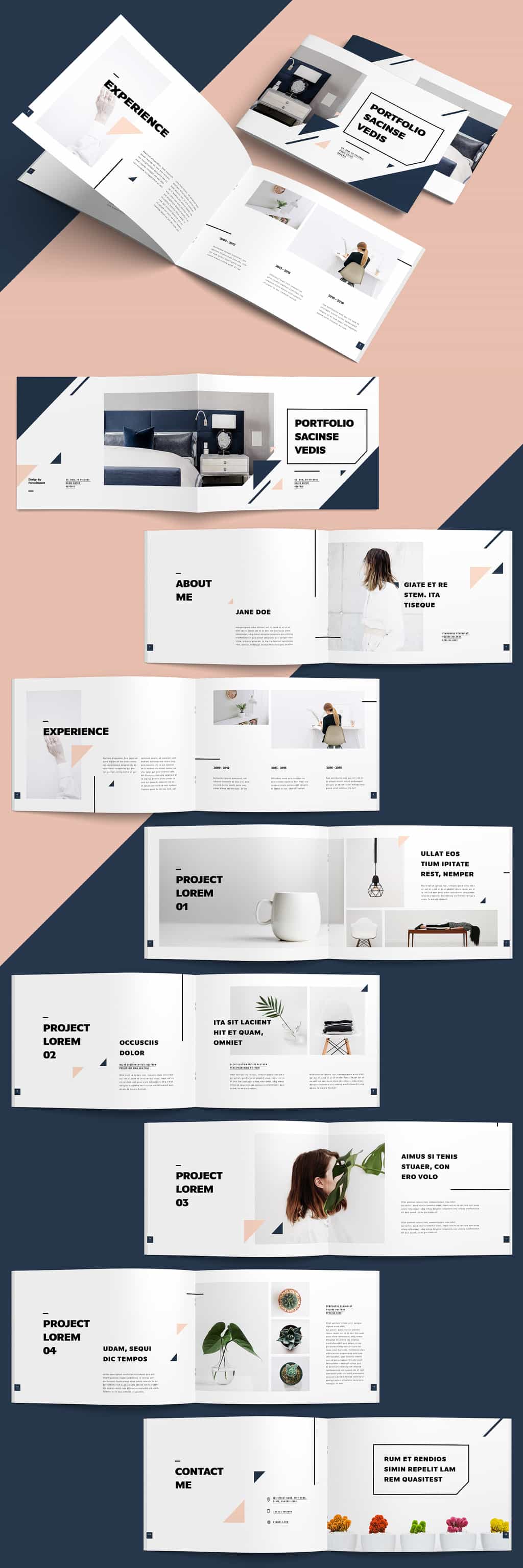 Detail Architecture Portfolio Template Nomer 29