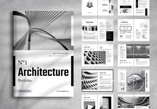 Detail Architecture Poster Layout Template Nomer 50
