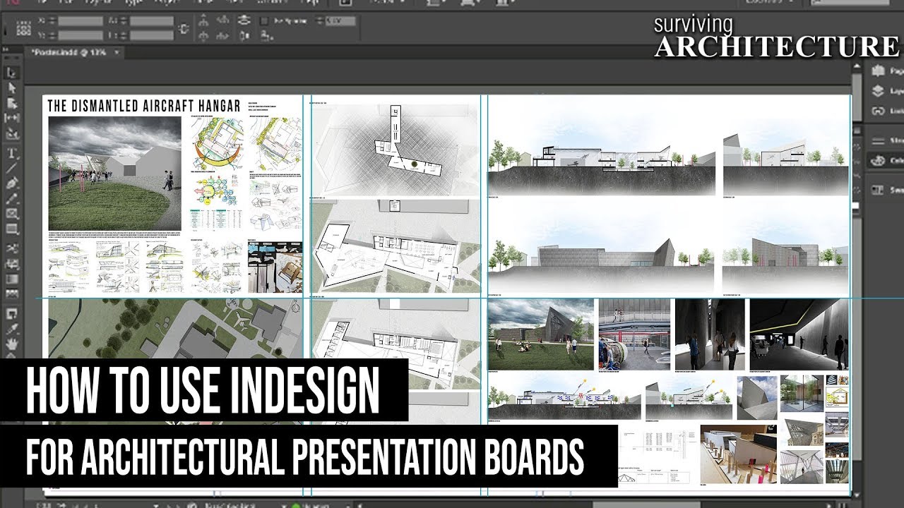 Detail Architecture Poster Layout Template Nomer 8