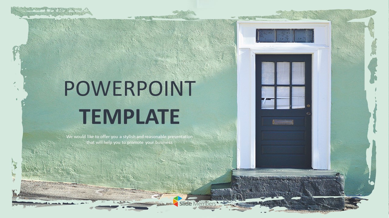 Detail Architecture Powerpoint Template Nomer 53