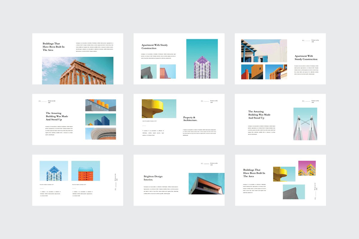 Detail Architecture Powerpoint Template Nomer 8