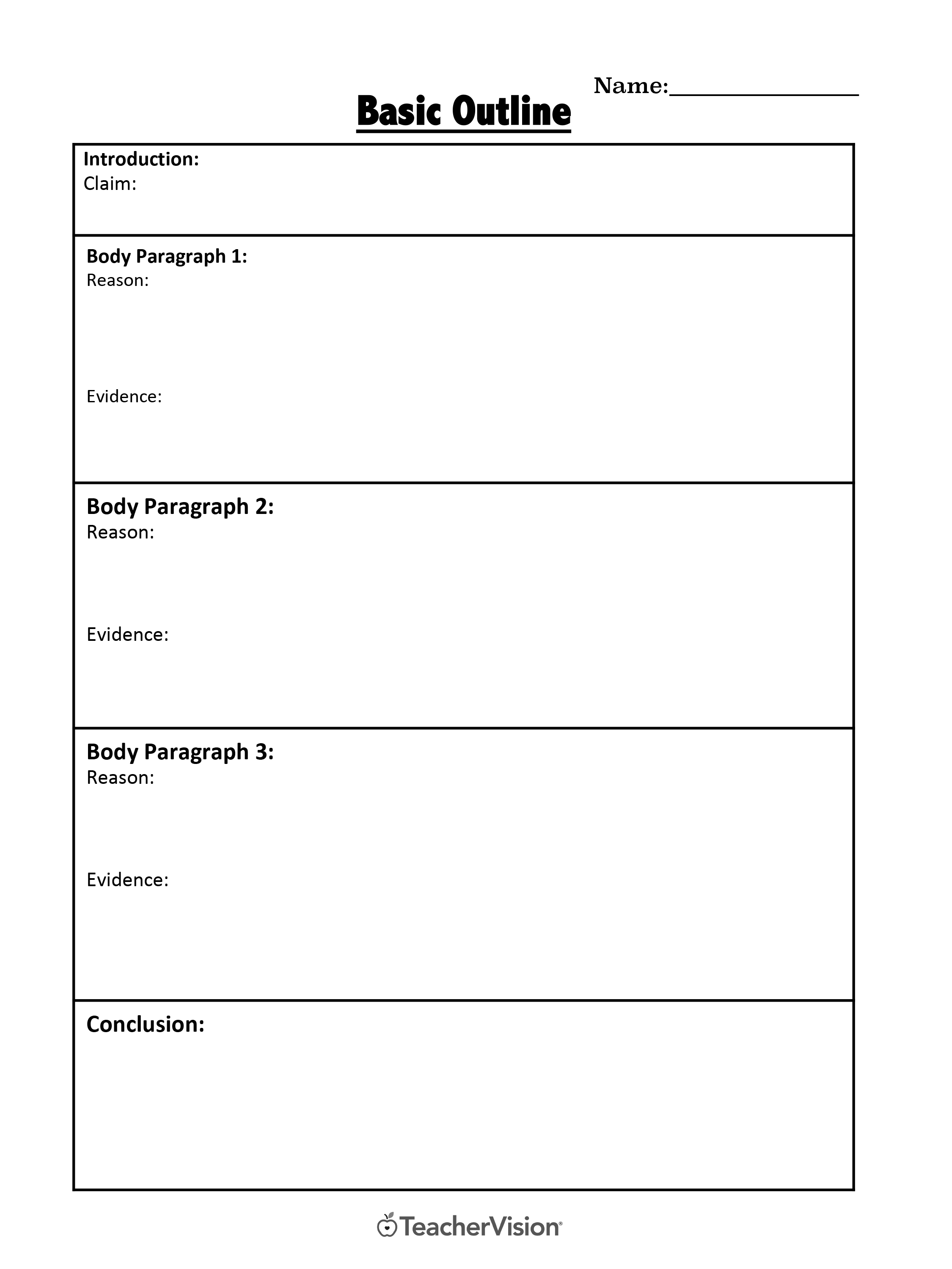 Detail Argumentative Essay Template Nomer 13