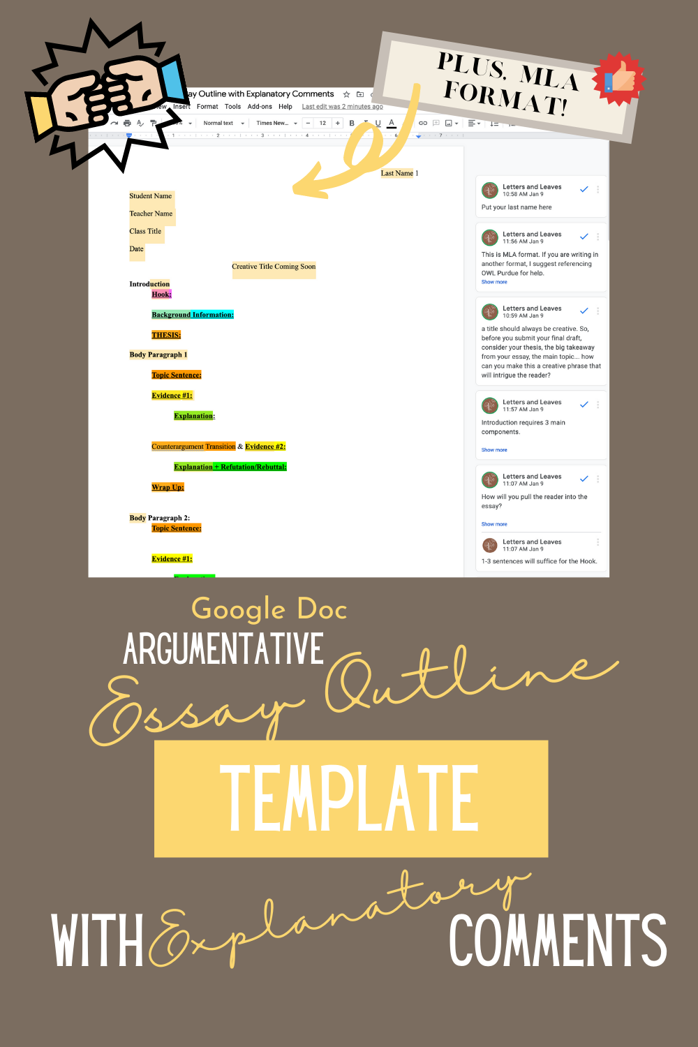 Detail Argumentative Essay Template Nomer 51