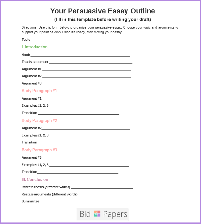 Detail Argumentative Paragraph Template Nomer 8