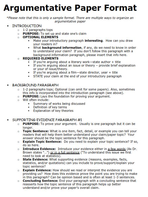 Detail Argumentative Paragraph Template Nomer 14