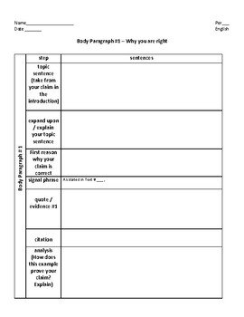 Detail Argumentative Paragraph Template Nomer 15