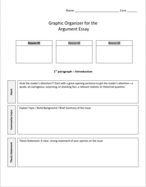 Detail Argumentative Paragraph Template Nomer 22