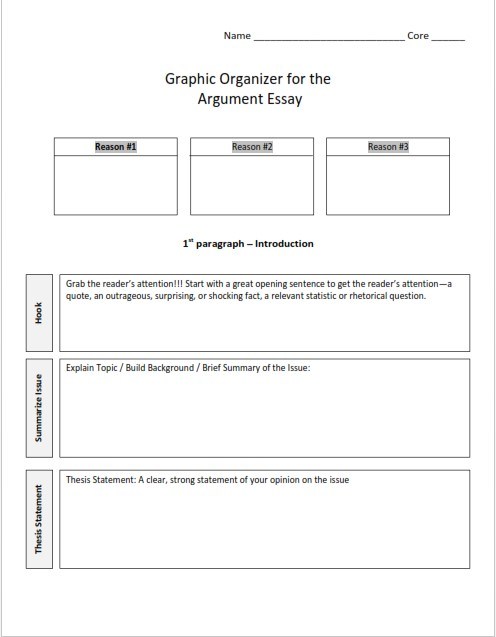 Detail Argumentative Paragraph Template Nomer 22