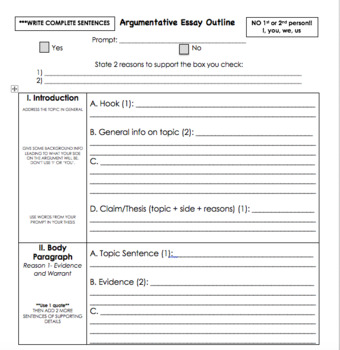 Detail Argumentative Paragraph Template Nomer 37