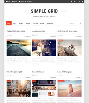 Detail Arlina Design Blogger Template Free Nomer 4